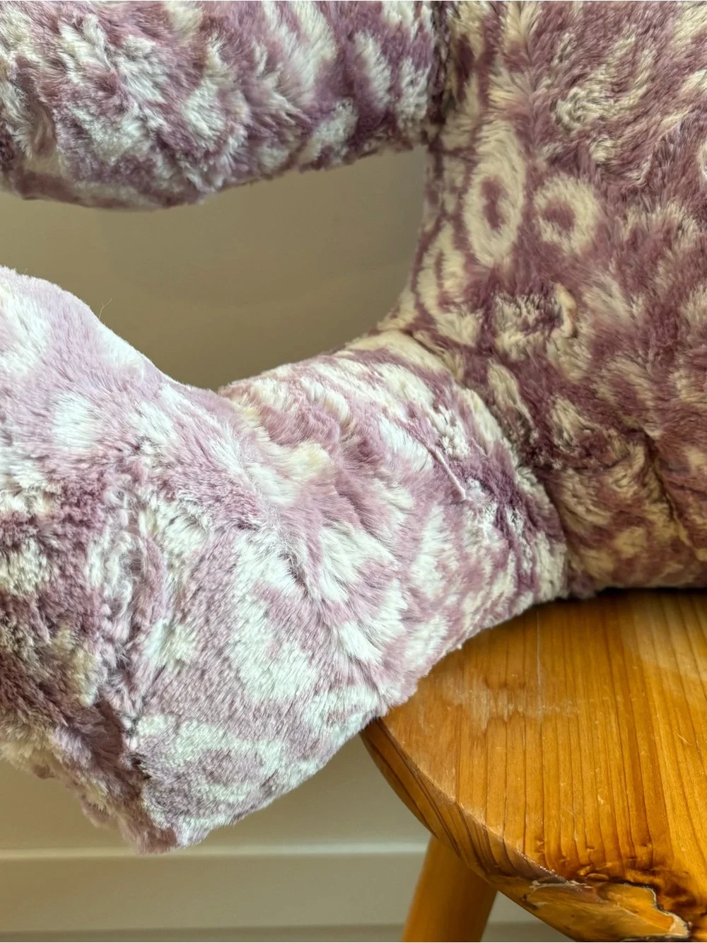 Southwestern Teddy Bear Leopard Chic Cozy Lavender The Handmade Heifer Large